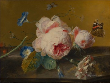 Flor Bodegón Jan van Huysum Pinturas al óleo